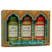 Spices of the Middle East – Zaatar Baharat Harissa – Arabic Seasonings in Dec...