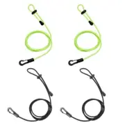 Adjustable Paddle Fishing Rod Survival Paracord Bungee Cord Lanyard Strap