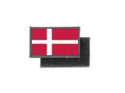 Flag patch printed badge country denmark