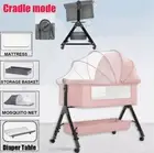 Baby Bassinet Cot Crib Bedside Sleeper Infant Newborn Bed Cradle grey Color NEW