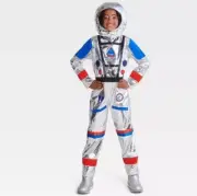 Boys Girls Hyde and Eek ASTRONAUT Space Explorer Halloween Costume Size M 8 NWT