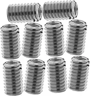 Wide Application Thread Repair Inserts 10 Pcs Stainless Steel Hardware for Lamp Fixtures Nut and Screw Set