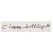 Plastic Embossing Folder Template DIY Scrapbook Photo Album Card Craft Happy Bir