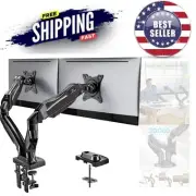 Dual Monitor Stand Alloy Steel Adjustable VESA Mount for 13-32 Inch Screens