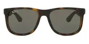 Ray-Ban RB4165F Justin Asian Fit Polarized 865/87 Men's Sunglasses Tortoiseshell Size 55