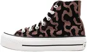 [Converse] Women's Chuck Taylor All Star Lift Platform Leopard Remix Sneakers