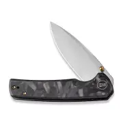 WE Knife Subjugator 21014D-1 Knife CPM 20CV Steel Black Marble Carbon Fiber