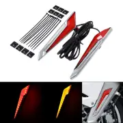 Front Brake Fork Mount LED Lights Fit For Honda Goldwing GL1800 2018-2023 18 19