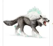 Schleich Eldrador Monster Creatures Mythical Ice Snow Wolf Action Figure