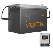 1* VoltX 12V 190Ah Lithium Battery LiFePO4 1* 12V 30A DC/DC Charger Bluetooth