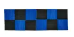 12 pcs Black and Blue Acoustic Foam Panel Tile Wall Studio Sound Proof 12x12x1