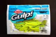 Berkley Gulp! Saltwater Surf Bytes Baitfish 3" 12pk - Chartreuse, Soft Bait