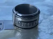 NEW DIESEL NMD THK BND .925 STERLING SILVER RING - $85 SIZE 7 NIB