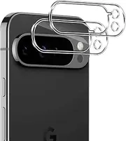 Lutree for Google Pixel 9 Pro XL Tempered Glass Camera Protector, 2 Pack 9H Hardness Anti-Scratch Lens Protective Glass, HD Clear Rear Camera Protection -Transparent