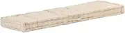 Pallet Sofa Cushion Cotton, Patio Furniture Seat, 120x40x7 cm, Replacement, Chair and Bench Cushions, Outdoor Beige