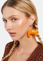 Carb Cravings Croissant Earrings