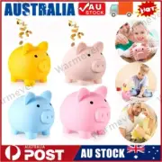 Pig Piggy Bank Coin Openable Money Save Boxs Soft Plastic Toy Kids Gift Cash Box