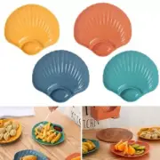 Plastic Sauce Separation Dumpling Plate with Dipping Saucer Tray Tableware