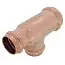 Viega 14568 ProPress Bronze Tee, C x C x C, 1-1/4 x 1 x 1