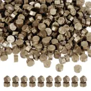 Wax Seal Beads, 600 Pack Sealing Wax Beads Octagon Wax Seal Stamp Beads, Bronze