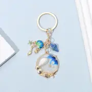 Fashion Conch Shell Pattern Keychain Beautiful Sea Beach Conch Pendant Keycha CR
