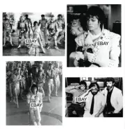 CAPTAIN EO 1986 MICHAEL JACKSON MOVIE PHOTOS LOT (4) GEORGE LUCAS F F COPPOLA