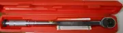Pittsburg Tools 1/2 Inch Drive Click Stop Torque Wrench With Hard Shell Case