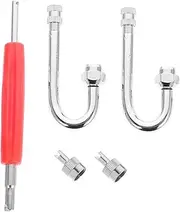 SOLUSTRE Bike Valve Supplies: Valve Extension Tube Adapters Versatile Fit for Cars Bikes Motorcycles