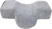 Lash Pillow for Lash Extensions, Ergonomic Memory Foam Eyelash Extensions Pillow for Neck and Back Support, Lash Bed Pillow with Pockets