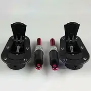 US Black Racing Car Quick Release Bonnet Lock Hood Pins Latch No Key Locking Kit