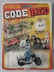 MATCHBOX CODE RED L.A.P.D. POLICE MOTORCYCLE VINTAGE 1981 COLUMBIA CB750 CB 750