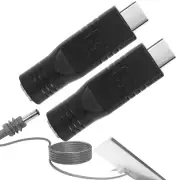 2-Pack Starlink Mini USB C Power Cable Adapter, DC 5521 Female to Type-C Male, 2