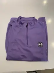 Pebble Beach Fennec Light Weight M Lavender 1/4 Zip Golf Vest NWT ($125)