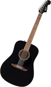 [Fender] California Debut Redondo Dreadnought Acoustic Guitar, Spruce Top, Black Pickguard, Black