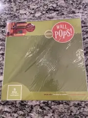 Brewster WALL POPS Green Stylin Blox Decals, Five 13-Inch by 13-Inch