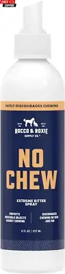 Rocco & Roxie No Chew Extreme Bitter Spray for Dogs – Stop Dog Chewing Deterrent