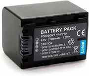 Timetech Battery NP-FV50 for SONY Camcorder Handycam NP-FV30 NP-FV70 NP-FV100 DCR-DVD105