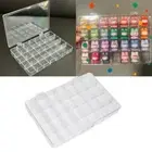 Transparent Compartment Storage Box Earring Bead Container for DIY Craft
