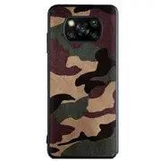 2PC Camouflage PU Leather Case for Oneplus 8T Case Cover with TPU+PC 2in1 Material