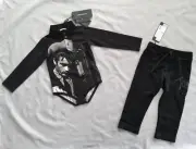NWT DOLCE & GABBANA Kids JAMES DEAN ONE-PIECE & PANTS SET 18 - 24 MONTHS BOYS