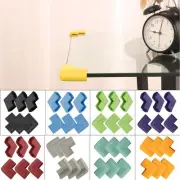 Household 6pcs Furniture Edge Foam Corner Guard Cushion Protector w Self-stick