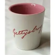 GETTYSBURG SCRIPT PINK SHOT GLASS SHOTGLASS NEW