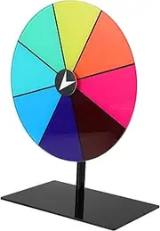 GARVALON Adjustable Slots Prize Wheel for School Parties Entertainment Game Wheel for Home Birthday Events