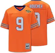[GITOWU] Youth Football Jersey The Waterboy Bobby Boucher #9 Adam Sandler Movie Shirt for Boys/Kids S-XL