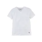 呆頭鵝美國購 RALPH LAUREN WHITE COTTON V-NECK 小馬V領短T 白色青年版XL號