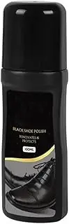 [S & S PRODUCTS] Liquid Shoe Polish Instant Black Shine Shoe Care Smooth Buff Spongue Polish Shinner For All Shoes 100ml, Black, 100 ml