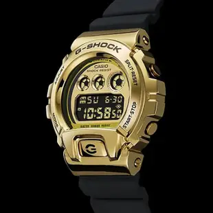 【CASIO 卡西歐】G-SHOCK DW-6900 25周年金屬手錶(GM-6900G-9)