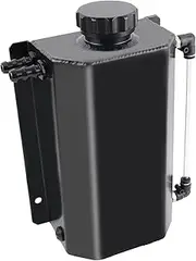 BAGARAATAN Universal Coolant Overflow Tank，2L Coolant Reservoir Tank Coolant Level Monitoring Coolant Reservoir Expansion Tank Coolant Recovery Tank（Black）