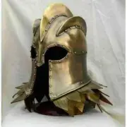 Medieval Helmet Armor Armour Knight Roman Spartan Crusader Costume Helmet