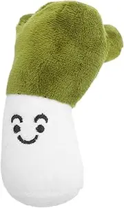 Totority Creative Cartoon Plush Cat Durable Squeaky Stuffed Chew for Teeth Indoor Play Unique Design for Cats